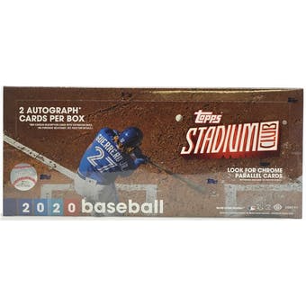 2020 Topps Stadium Club Baseball Hobby Box
