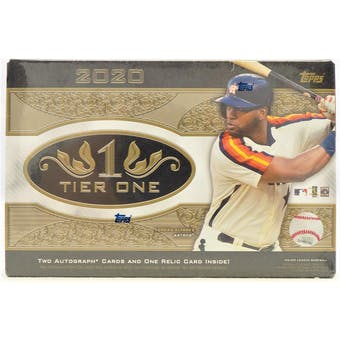 2020 Topps Tier One Baseball Hobby Box | Eastridge Sports Cards
