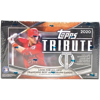2020 Topps Tribute Baseball Hobby Box | Eastridge Sports Cards