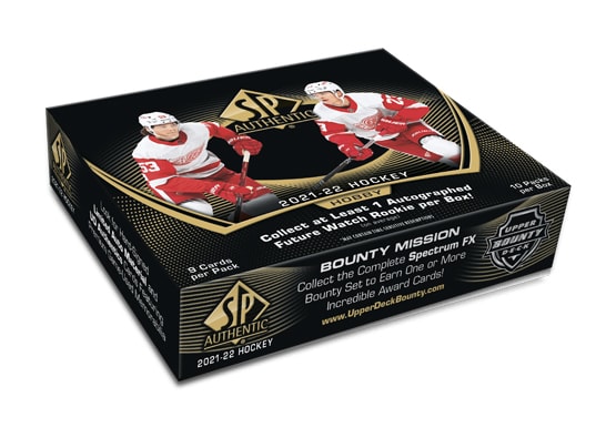 2021-22 Upper Deck SP Authentic Hockey Hobby Box | Eastridge Sports Cards