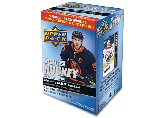 2021-22 Upper Deck Series 1 Hockey Blaster Box
