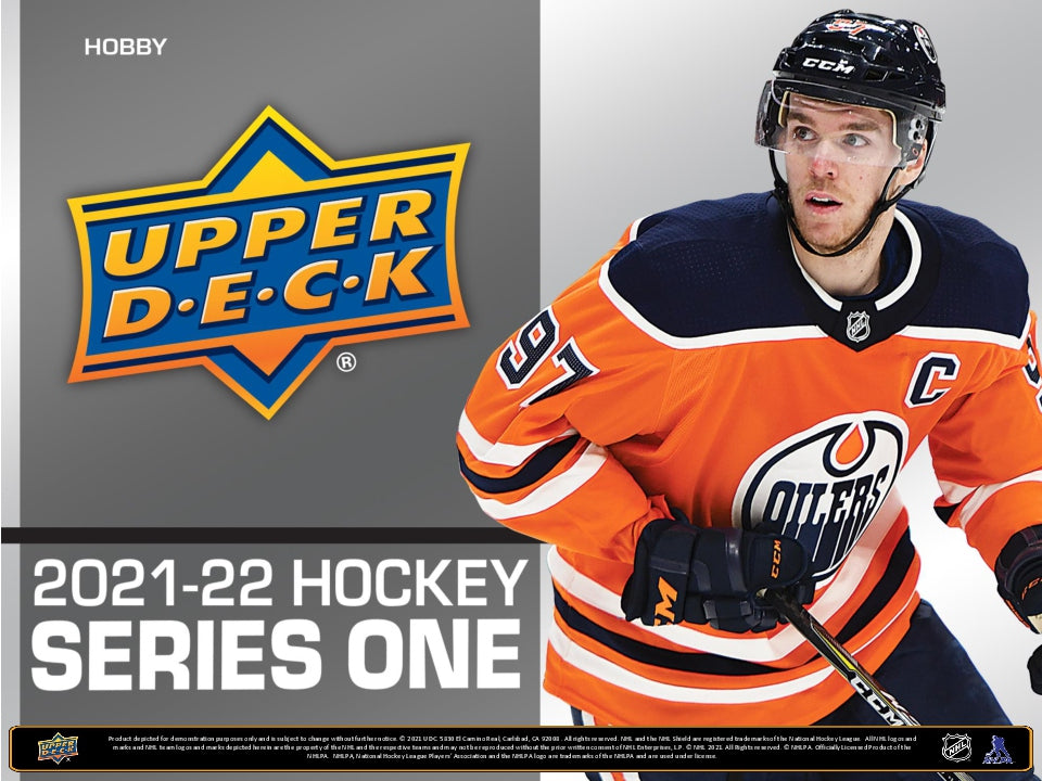 2021-22 Upper Deck Series 1 Hockey 12 Box Hobby Case