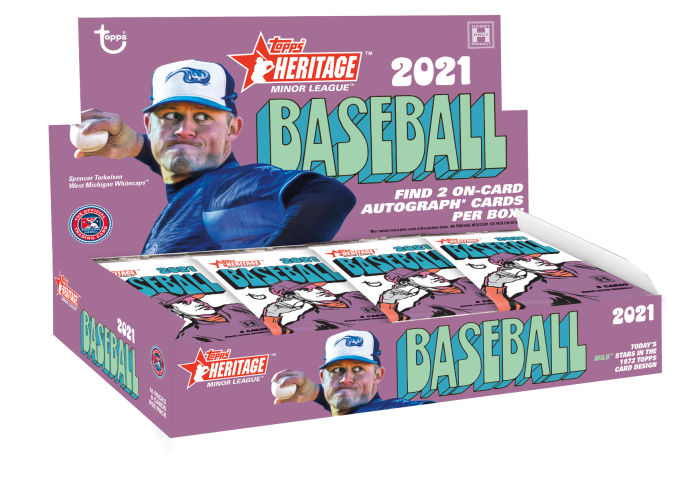 2021 Topps Heritage Minor Leagues Hobby Box