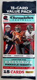 2021 Panini Chronicles Football 15-Card Jumbo Value Pack (Pinnacle Inserts)