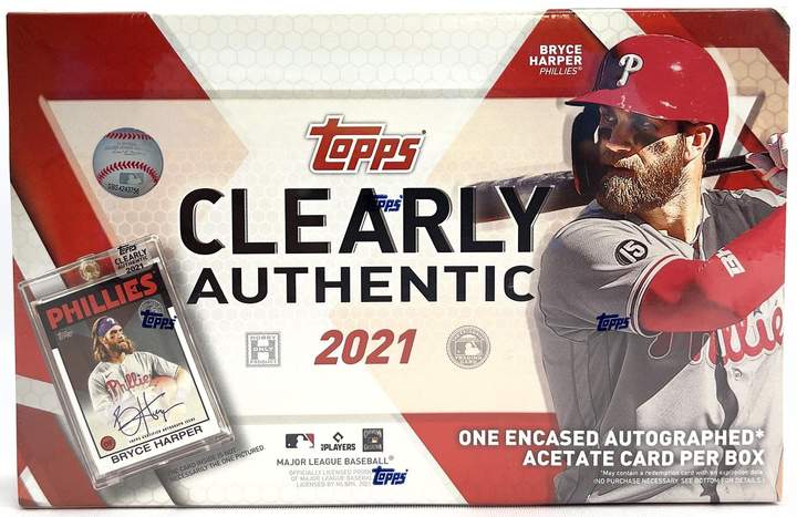 2021 Topps Clearly Authentic Baseball Hobby Box | Eastridge Sports Cards