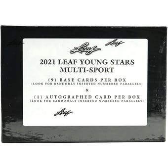 2021 Leaf Young Stars Hobby Box