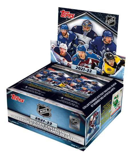 2021-22 Topps NHL Sticker Box
