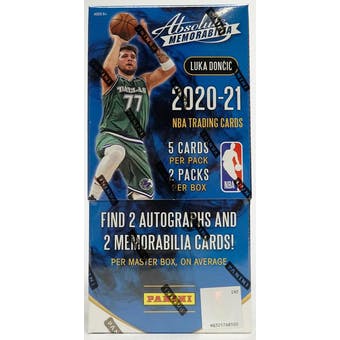 2020-21 Panini Absolute Memorabilia Hobby Box