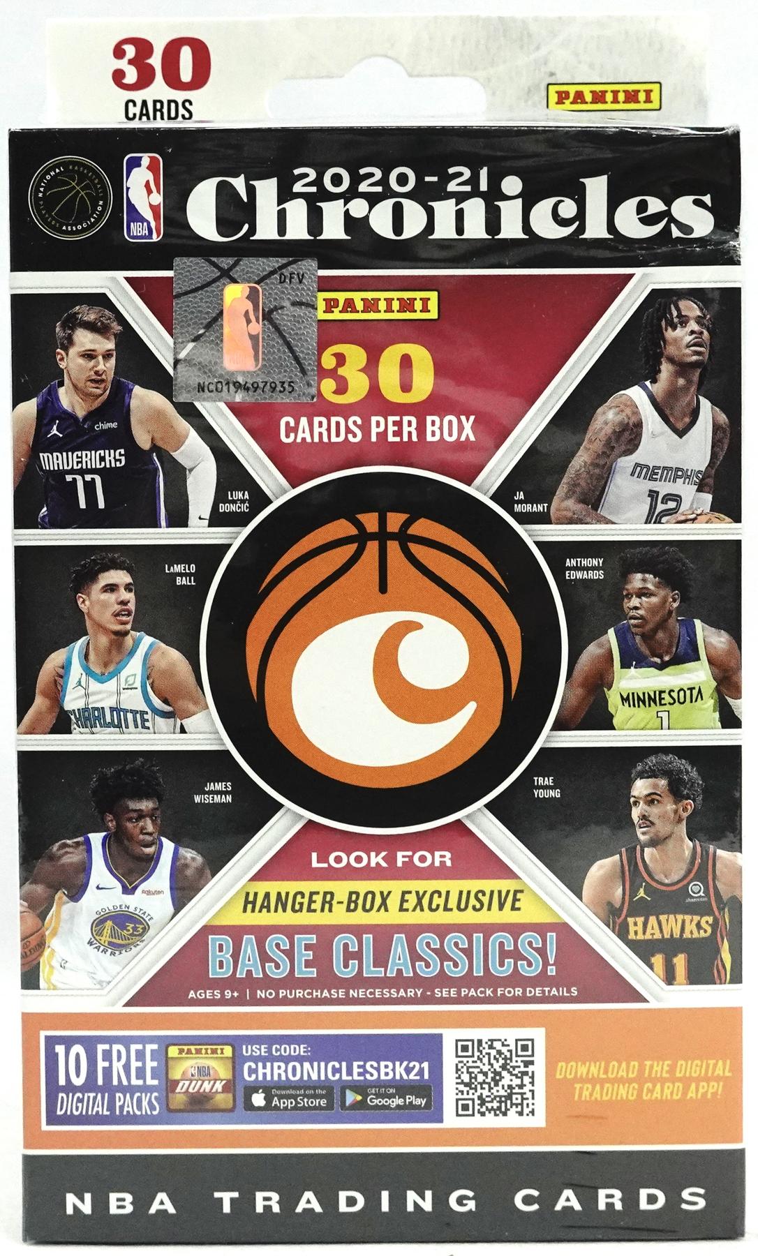 2020-21 Panini Chronicles Basketball Hanger Pack