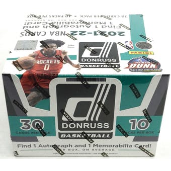 2021-22 Panini Donruss Basketball Hobby Box | Eastridge Sports Cards
