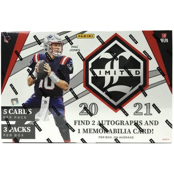 2021 Panini Limited Football Hobby Box | Eastridge Sports Cards