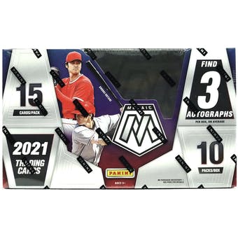 2021 Panini Mosaic Baseball Hobby Box