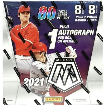 2021 Panini Mosaic Baseball Mega Box | Eastridge Sports Cards