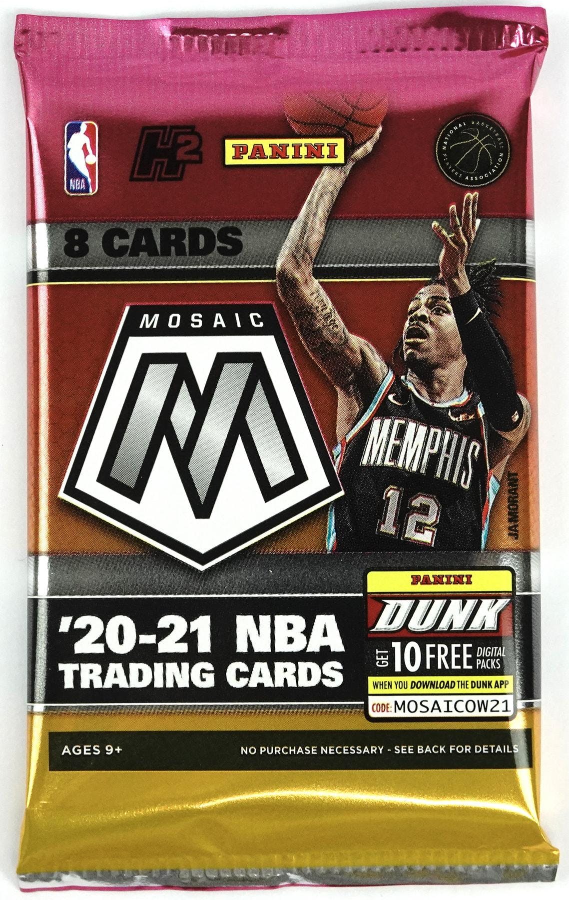 2020-21 Panini Mosaic Basketball Fast Break Pack