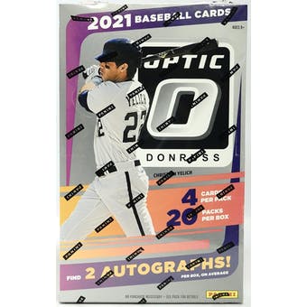 2021 Panini Donruss Optic Baseball Hobby Box | Eastridge Sports Cards