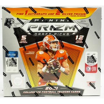 2021 Panini Prizm Draft Picks Football H2 Hobby Hybrid Box