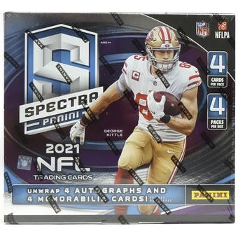 2021 Panini Spectra Football Hobby Box | Eastridge Sports Cards