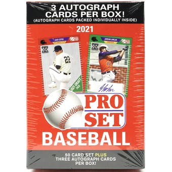 2021 Pro Set Baseball Hobby Blaster Box