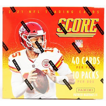 2021 Panini Score Football Jumbo Box | Eastridge Sports Cards