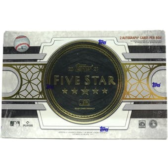 2021 Topps Five Star Baseball Hobby Box | Eastridge Sports Cards