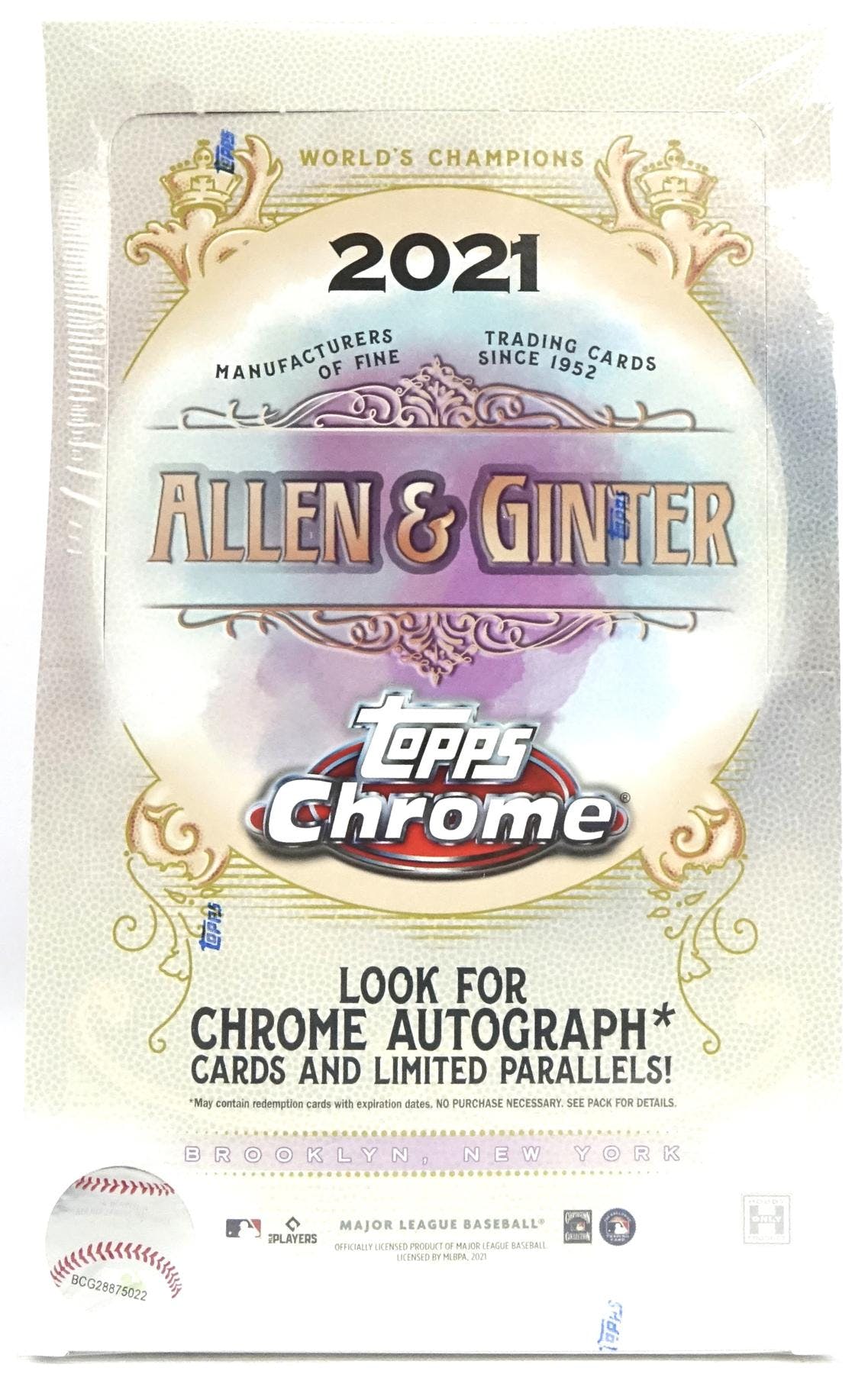 2021 Topps Allen & Ginter Chrome Baseball Hobby Box | Eastridge Sports Cards
