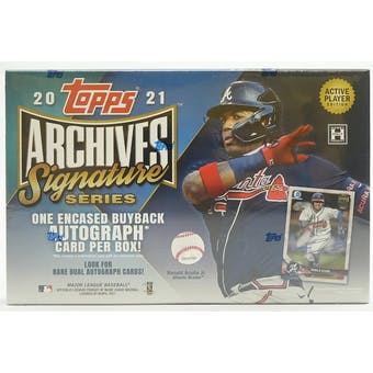 2021 Topps Archives Signature Series - Active Player Edition | Eastridge Sports Cards