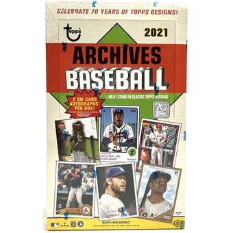 2021 Topps Archives Baseball Hobby Box | Eastridge Sports Cards