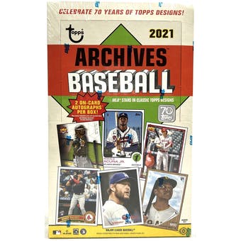 2021 Topps Archives Baseball Hobby Box