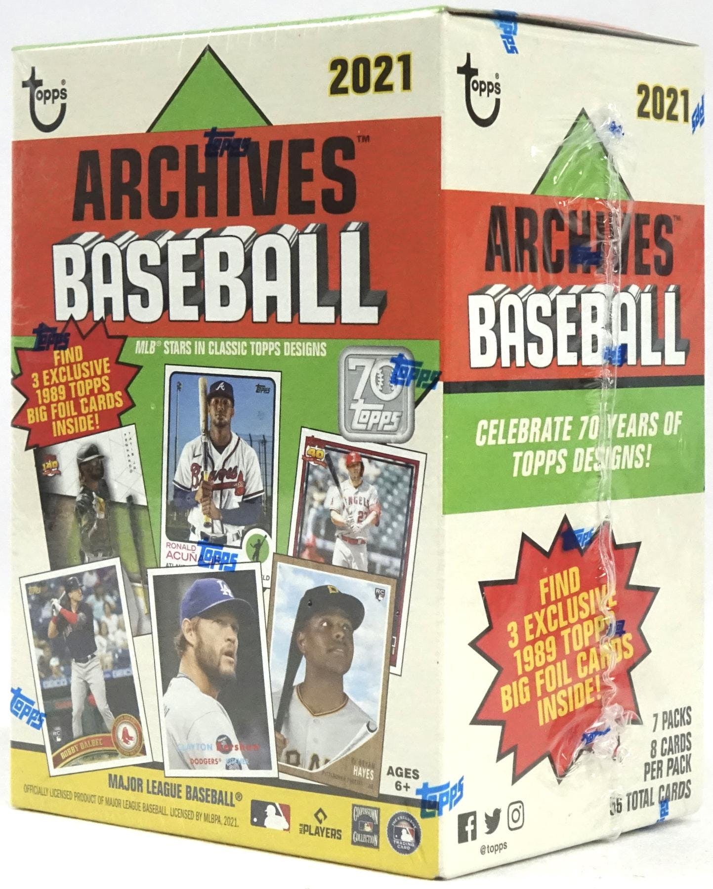 2021 Topps Archives Baseball Blaster Box