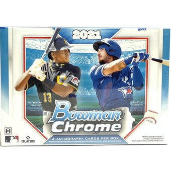 2021 Bowman Chrome Baseball HTA Box | Eastridge Sports Cards
