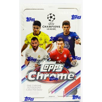 2020-21 Topps Chrome UEFA Champions League Hobby Box | Eastridge Sports Cards
