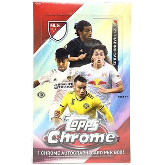2021 Topps Chrome MLS Hobby Box
