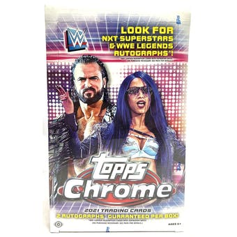 2021 Topps Chrome WWE Hobby Box | Eastridge Sports Cards