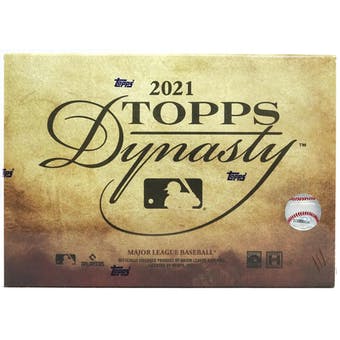 2021 Topps Dynasty Baseball Hobby Box | Eastridge Sports Cards