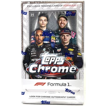 2021 Topps Chrome Formula 1 Hobby Box | Eastridge Sports Cards