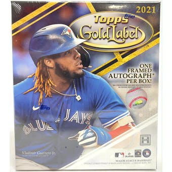 2021 Topps Gold Label Baseball Hobby Box | Eastridge Sports Cards