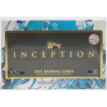 2021 Topps Inception Baseball Hobby Box | Eastridge Sports Cards