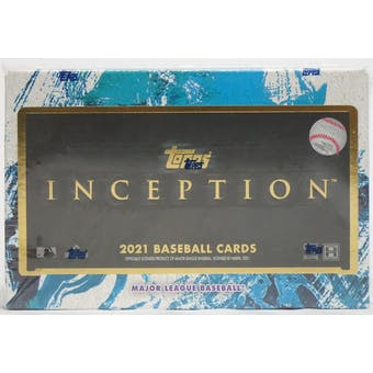 2021 Topps Inception Baseball Hobby Box
