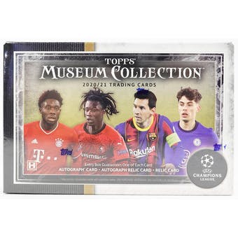 2020-21 Topps UEFA Champions League Museum Collection Hobby Box