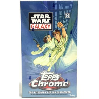 2021 Topps Chrome Star Wars Galaxy Hobby Box