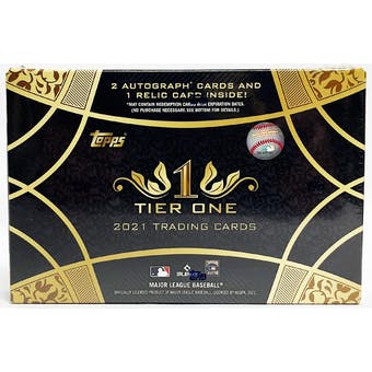 2021 Topps Tier One Baseball Hobby Box | Eastridge Sports Cards