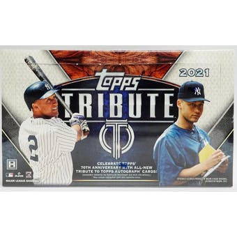 2021 Topps Tribute Baseball Hobby Box | Eastridge Sports Cards
