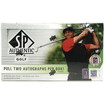 2021 Upper Deck SP Authentic Golf Hobby Box | Eastridge Sports Cards