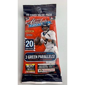 2022 Panini Absolute Football Jumbo Pack