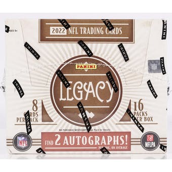 2022 Panini Legacy Football Hobby Box | Eastridge Sports Cards