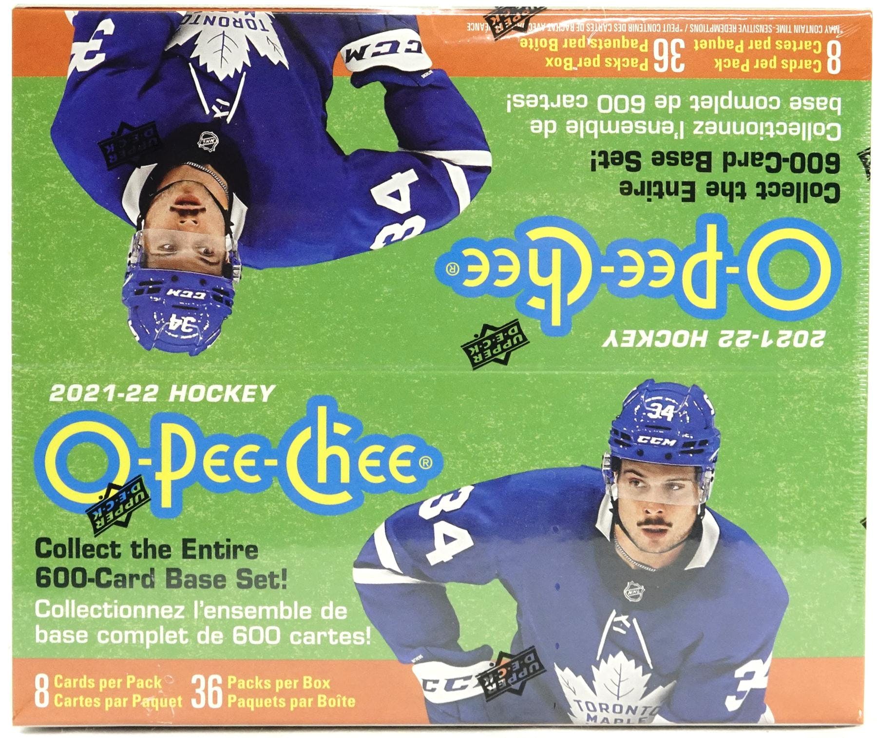 2021-22 Upper Deck O-Pee-Chee Hockey Retail 36-Pack Box | Eastridge Sports Cards
