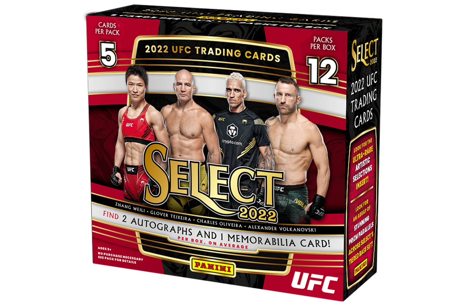 2022 Panini Select UFC Hobby Box
