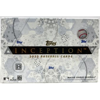 2022 Topps Inception Baseball Hobby Box | Eastridge Sports Cards