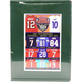 2022 Tristar Hidden Treasures Game Day Greats Football Jersey Mystery Box
