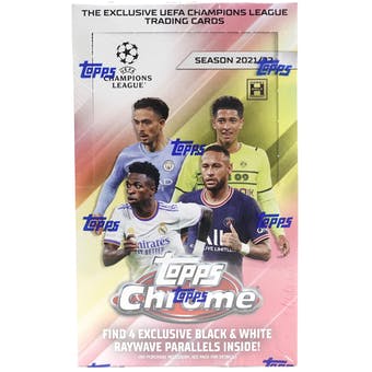 2021-22 Topps Chrome UEFA Champions League Soccer Hobby Lite Box | Eastridge Sports Cards